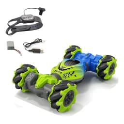 Auto Loco 4x4 Trucos Pro Con Control 2.4g Azul Spacezat