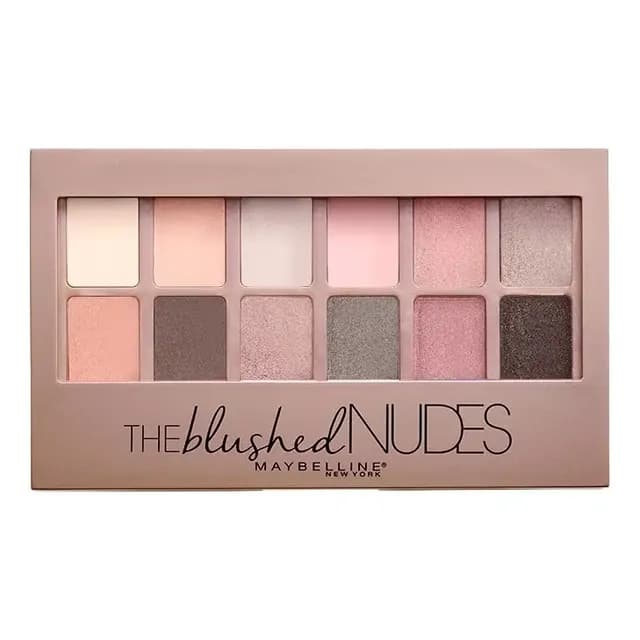 Paleta De Sombras De Ojos Color The Blushed Nudes 9.6ml Maybelline