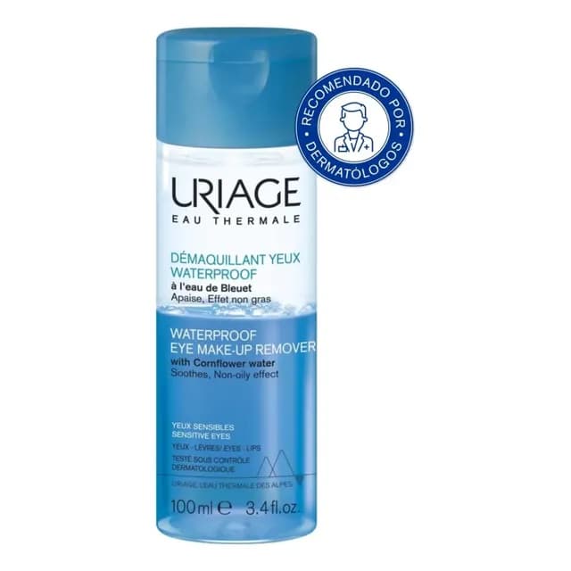 Desmaquillante Bifasico Waterproof Para Ojos 100 Ml Uriage