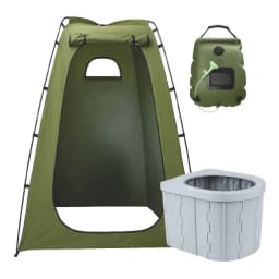 Carpa Bano Portatil Quimico Ducha Solar Camping 3en1 Miglu