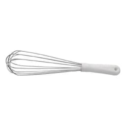 Batidor Manual 30 Cm Mango Blanco Durafio