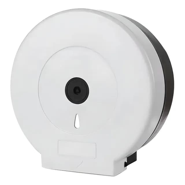 Dispensador De Papel Higienico Industrial Con Llave Blanco