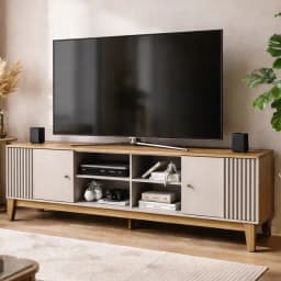 Rack Mueble Tv Hasta 79 Pulgadas 200x66x36 - Florencia