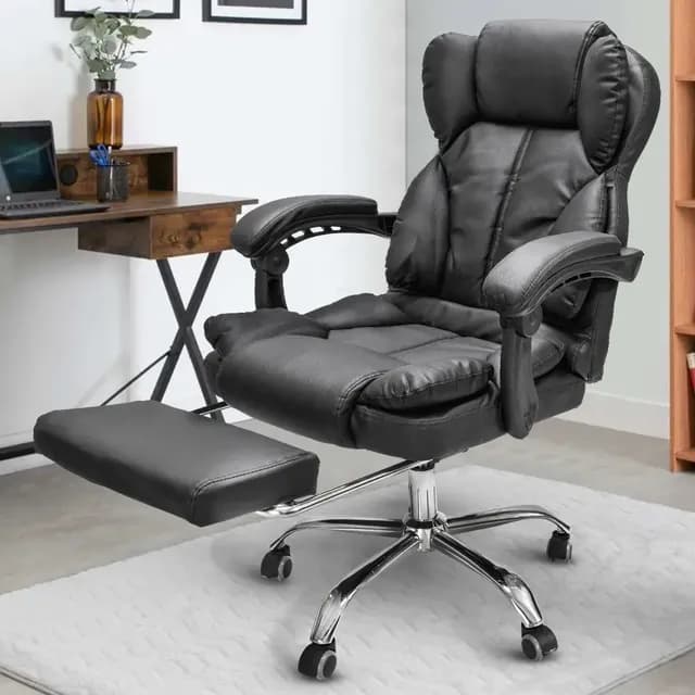 Silla De Escritorio Top Living Peace Acolchada Apoyapies