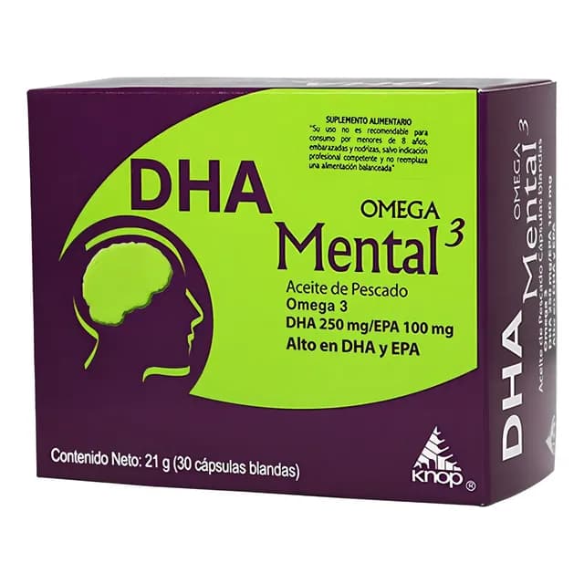 Dha Mental Omega-3 30 Capsulas