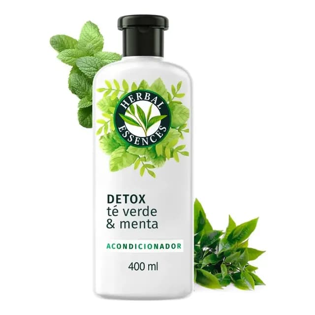 Acondicionador Herbal Essences Detox Te Verde & Menta 400 Ml