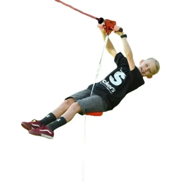 Tirolesa 27m Con Freno Slackers Eagle Zipline // Bamo