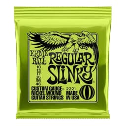 Set Cuerdas Guitarra Electrica 010 Ernie Ball 2221 Regular