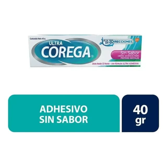 Corega Crema Sin Sabor 40 Gr.
