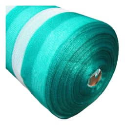 Malla Sombra Franjeada 80% De 2,1 100 M Verde/blanco