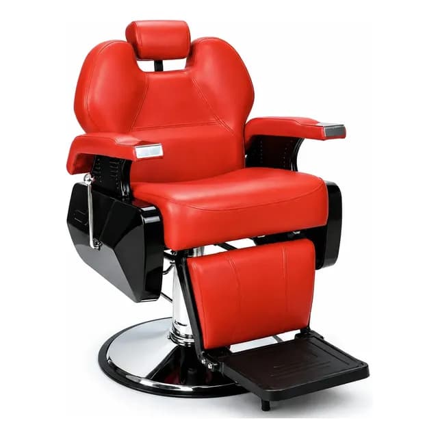Sillon Barbero Silla Peluqueria Barberia Profesional Aviador