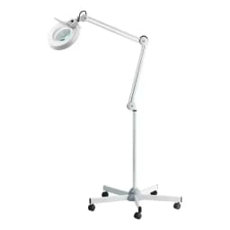 Lampara Lupa Con Luz Led Pedestal Rueda Cosmetologia