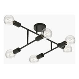 Lampara De Techo Lexie X6 Negro