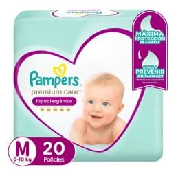 Panales Pampers Premium Care M 20 Unidades