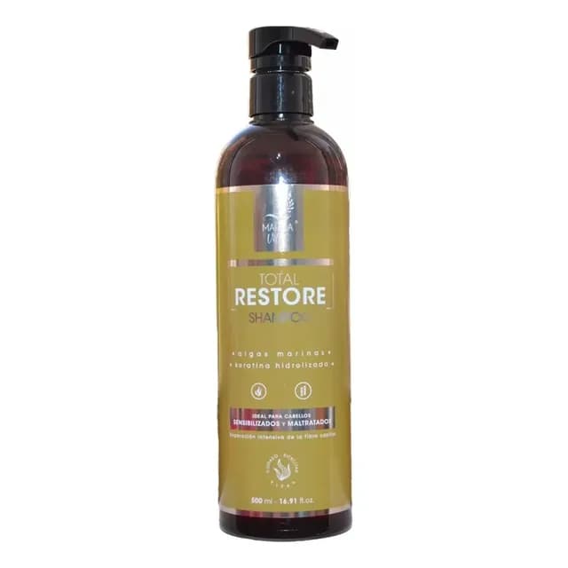 Shampoo Restaurador Cabellos Maltratados Marina Vital 500 Ml