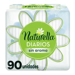 Protectores Diarios Naturella Sin Aroma Regular, 90 Unidades