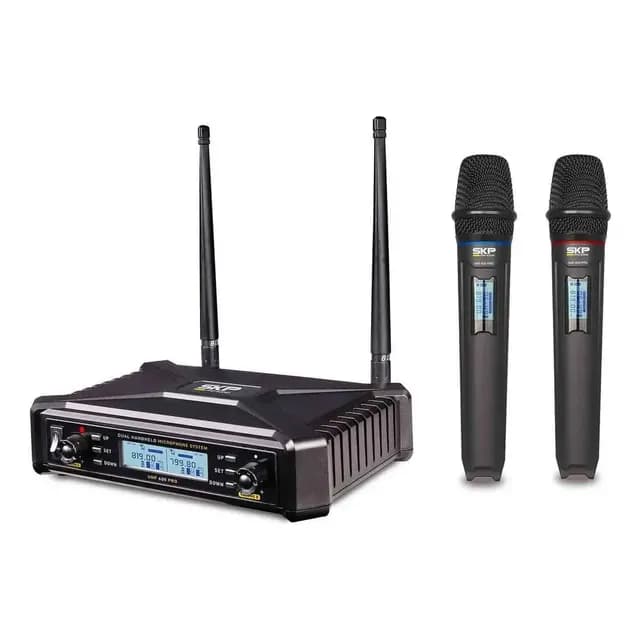 Microfonos SKP Pro Audio SA UHF 600 PRO Inalambrico Cardioide