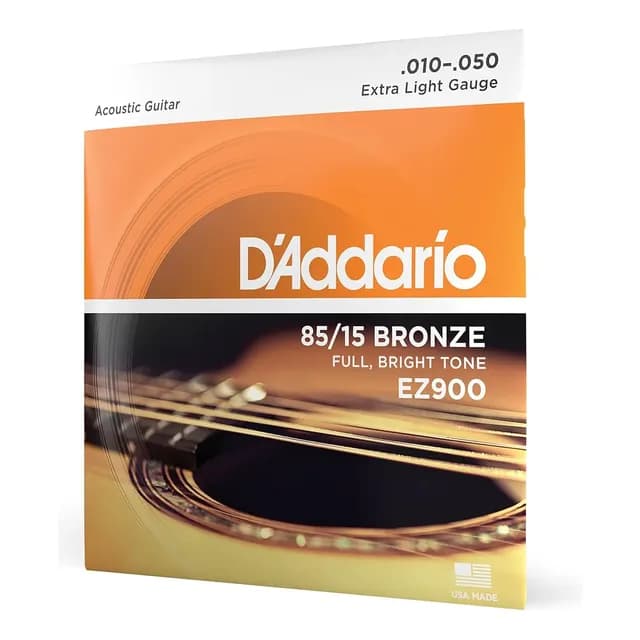 Set De Cuerdas Para Guitarra Folk Daddario Ez900 010