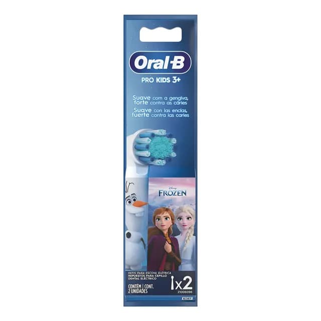 Cabezal Redondo De Repuesto Oral-b Disney Frozen, 2 Unidades