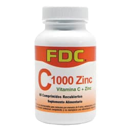 Vitamina C 1000 Mg + Zinc X 60 Comprimidos Fdc