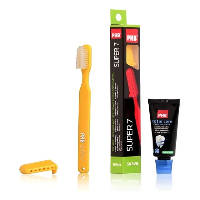Cepillo Dental Phb Super 7 Suave + Mini Pasta 15ml