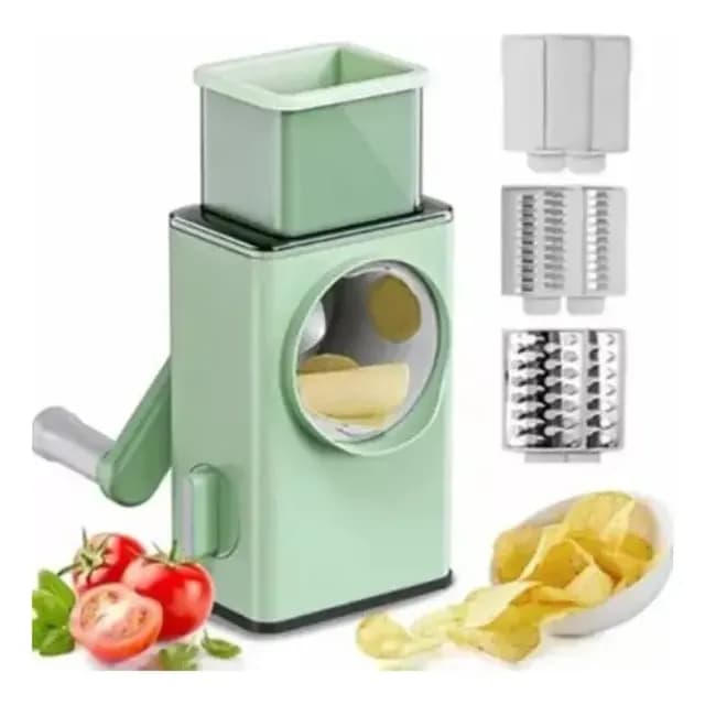 Picador Cortador Rebanador 3 En 1 Verduras Multifuncional