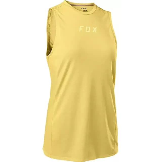 Polera Bicicleta Mujer Ranger Drirelease Sin Mangas Amarill