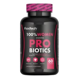 100% Women Digestive Probiotics 60 Caps - Foodtech Sabor Sin sabor