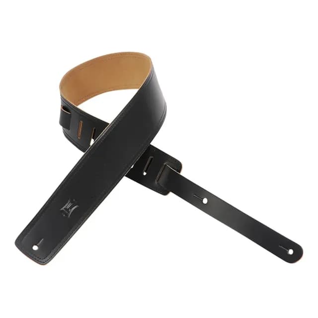 Correa Guitarra Electrica Cuero Negra 157 Cm