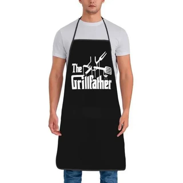 Delantal Divertido The Grillfather Padrino De La Parrilla