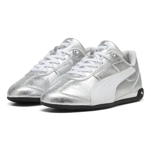 Zapatilla Puma Replicatch Metallic Whisper Plateado Mujer