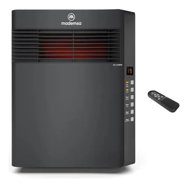 Estufa Electrica Mademsa Infrarroja 1500w Digital Eco Inf10