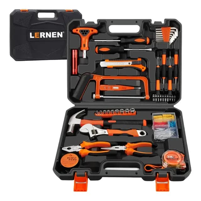 Set 150 Piezas Herramientas Manuales Maletin Portatil Lernen