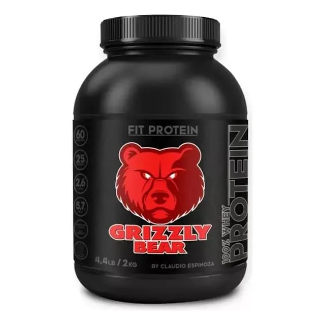Fit Protein Grizzlybear 2kg Helado Crema De Chantilly - 60sv