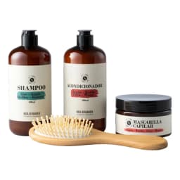 Pack Capilar Shampoo + Acondicionador + Mascarilla + Cepillo