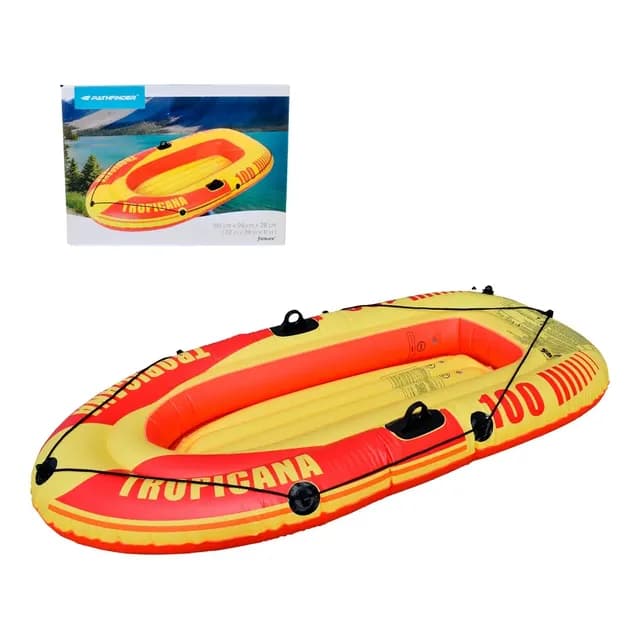 Bote Inflable Infantil Para El Agua De 158x98x28 Cms Color Multicolor