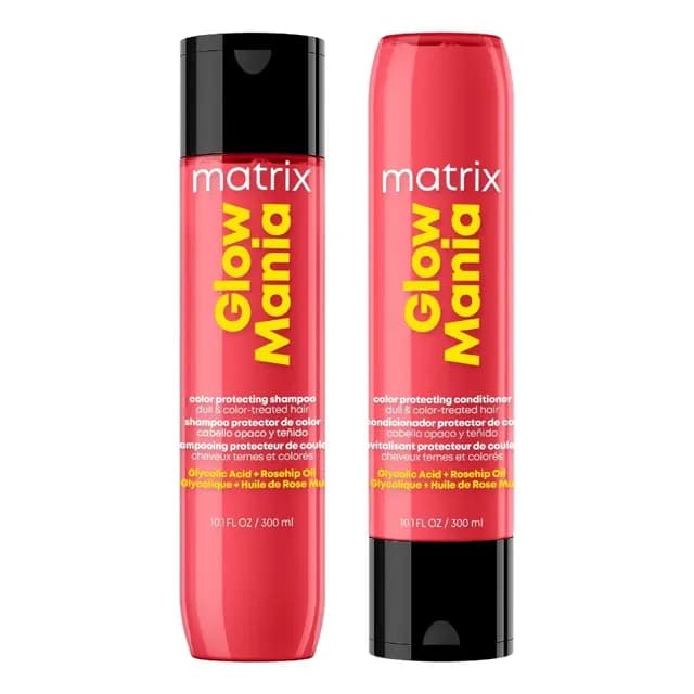 Set Shampoo 300ml + Acondicionador 300ml Glow Mania Matrix