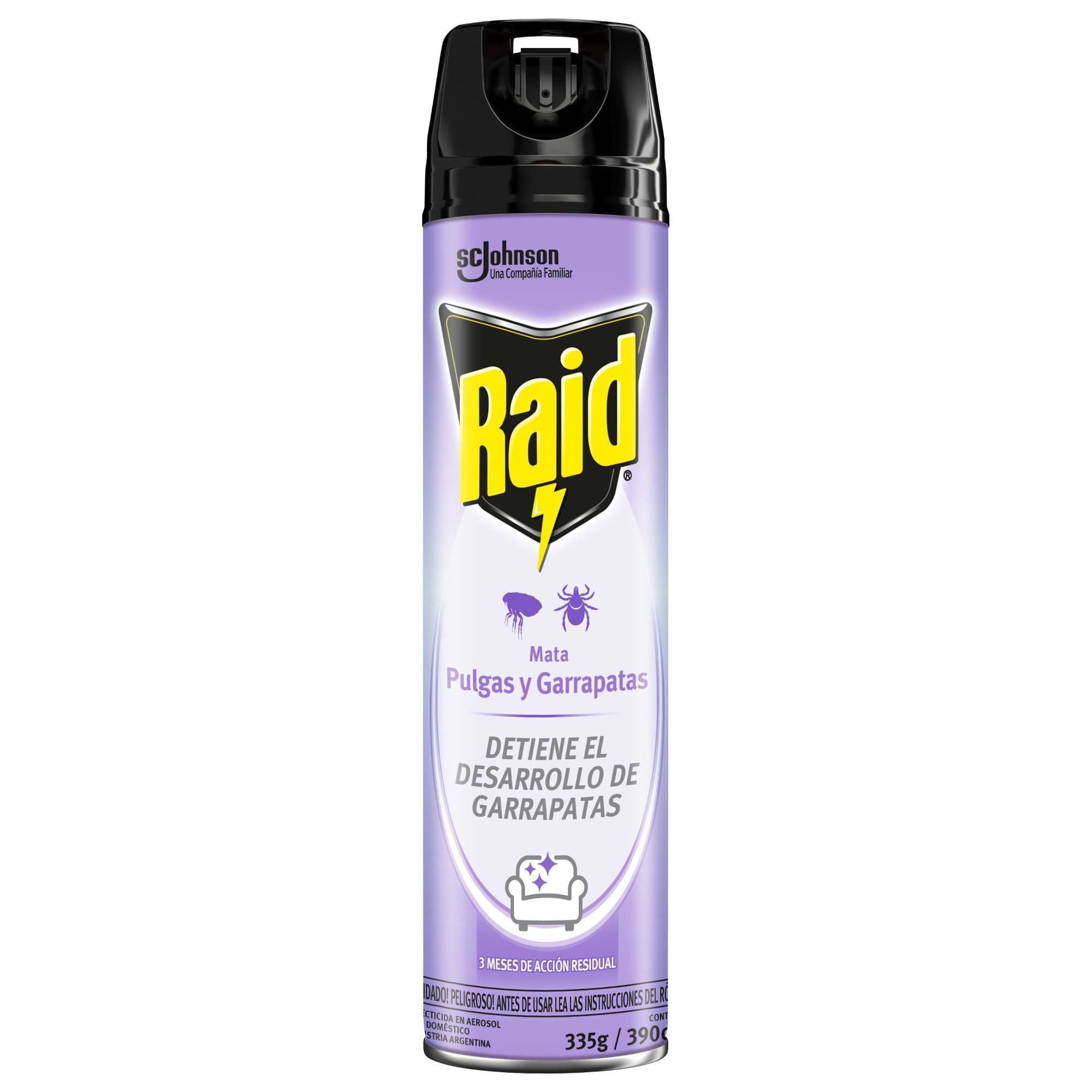Insecticida Mata Pulgas y Garrapatas Aerosol, Aerosol 390 cc