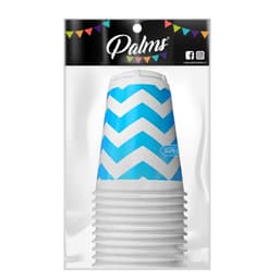 Set Vasos Diseno Celeste, 6 Un