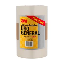 Cintas de Embalaje 48mm x 30 metros 2 Transparente 1 Cafe, Pack 3 Un, 1 Un