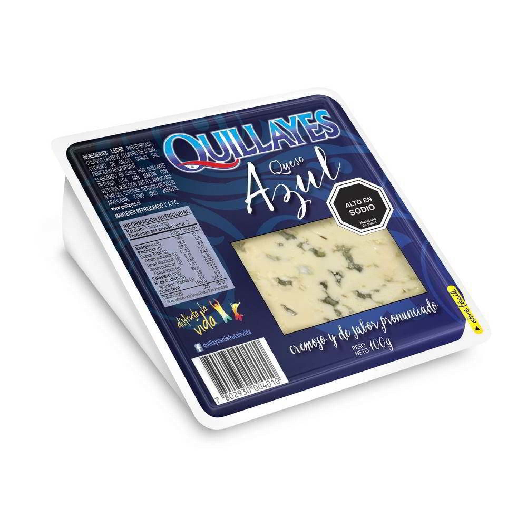 Queso Azul Trozo, 100 g