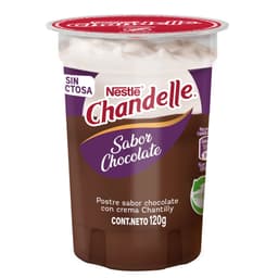 Postre Crema Sin Lactosa sabor Chocolate, 120 g