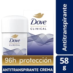 Desodorante Crema Dove Clinical Original Mujer, 58 g
