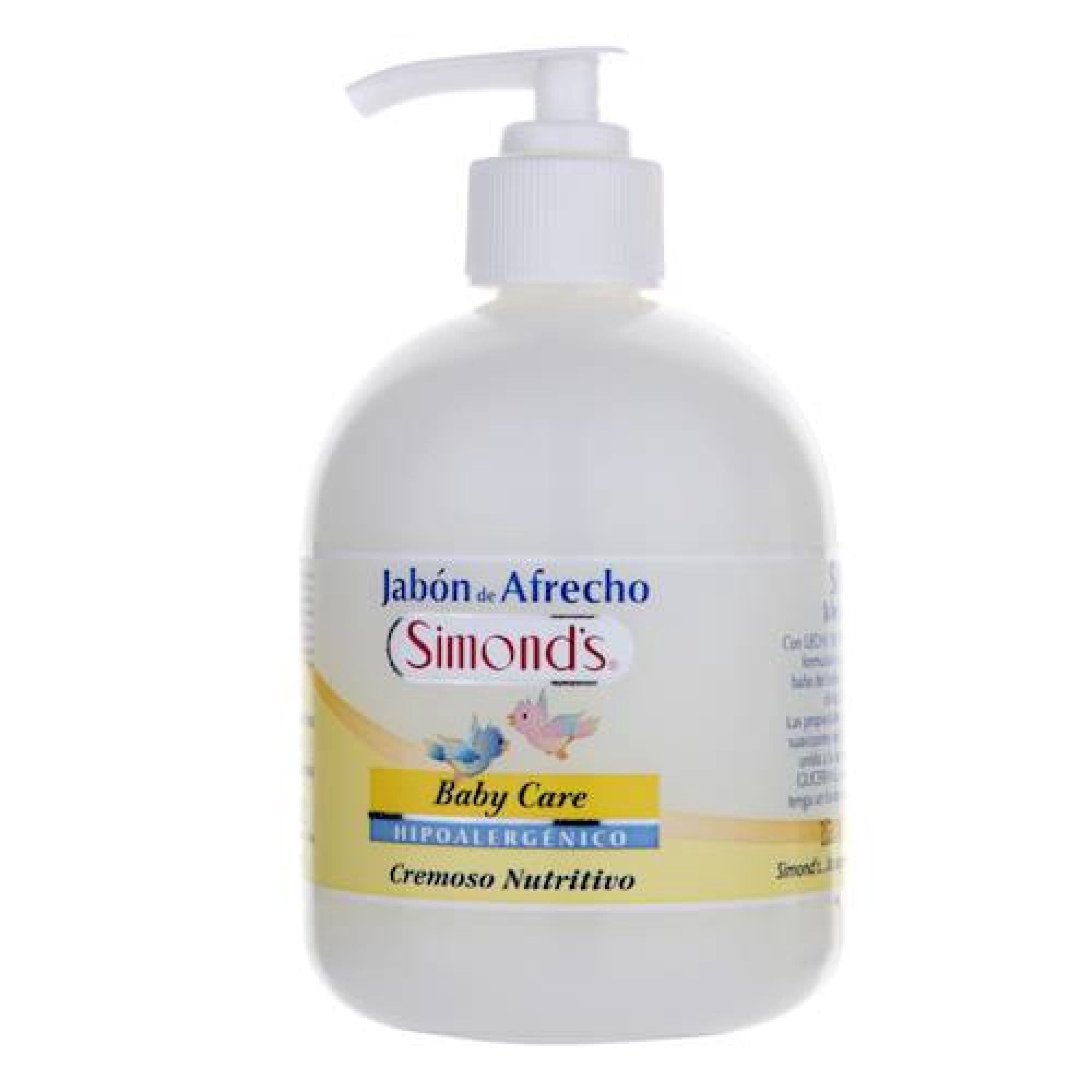 Jabon de Afrecho Cremoso Nutritivo Botella, 340 ml