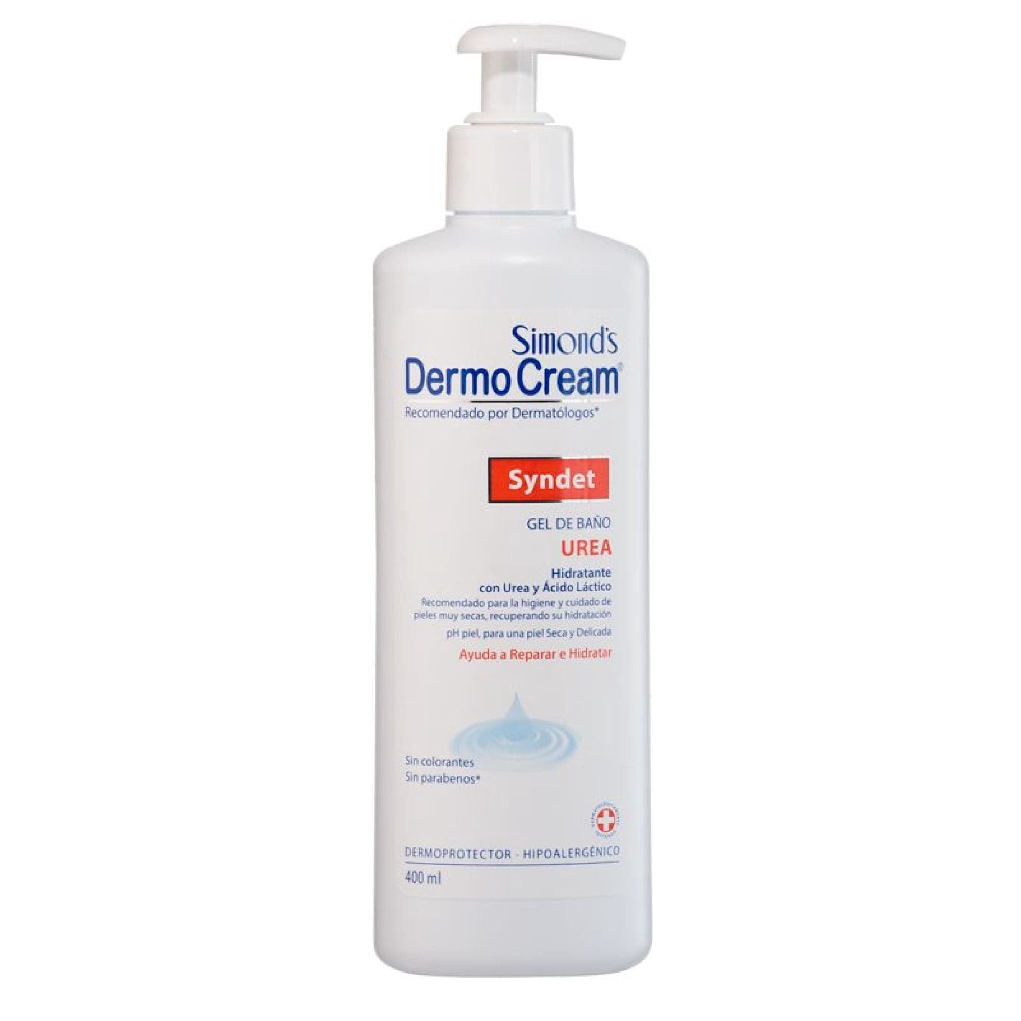 Gel de bano Simond's Dermocream Syndet Urea, 400 ml