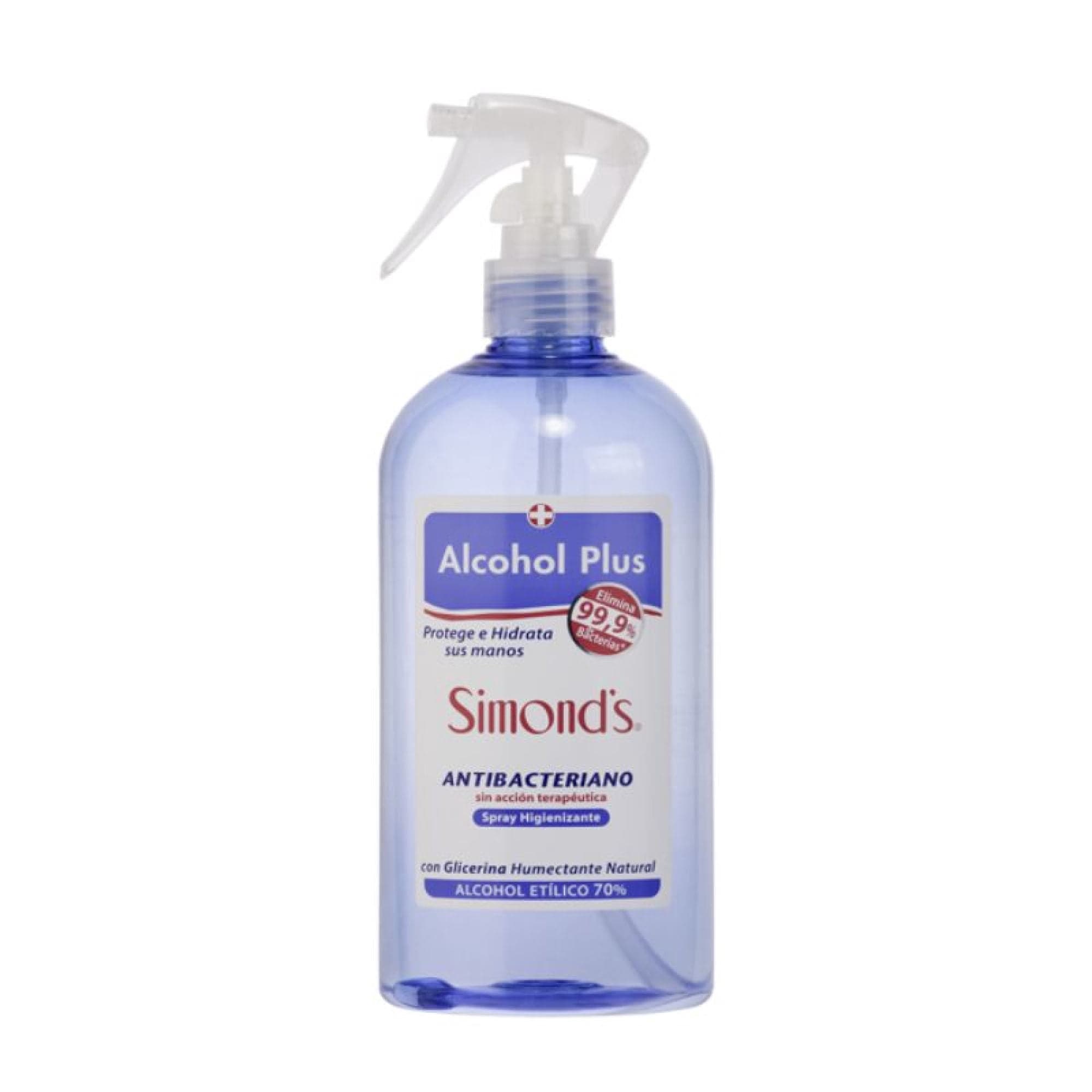 Alcohol Plus Spray Antibacteriano, 500 ml