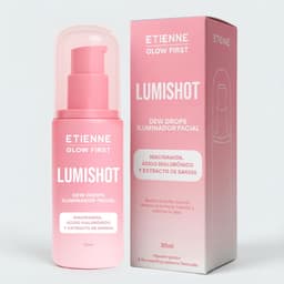 Serum Facial Etienne Iluminador Dew Drops Lumishot, 30 ml