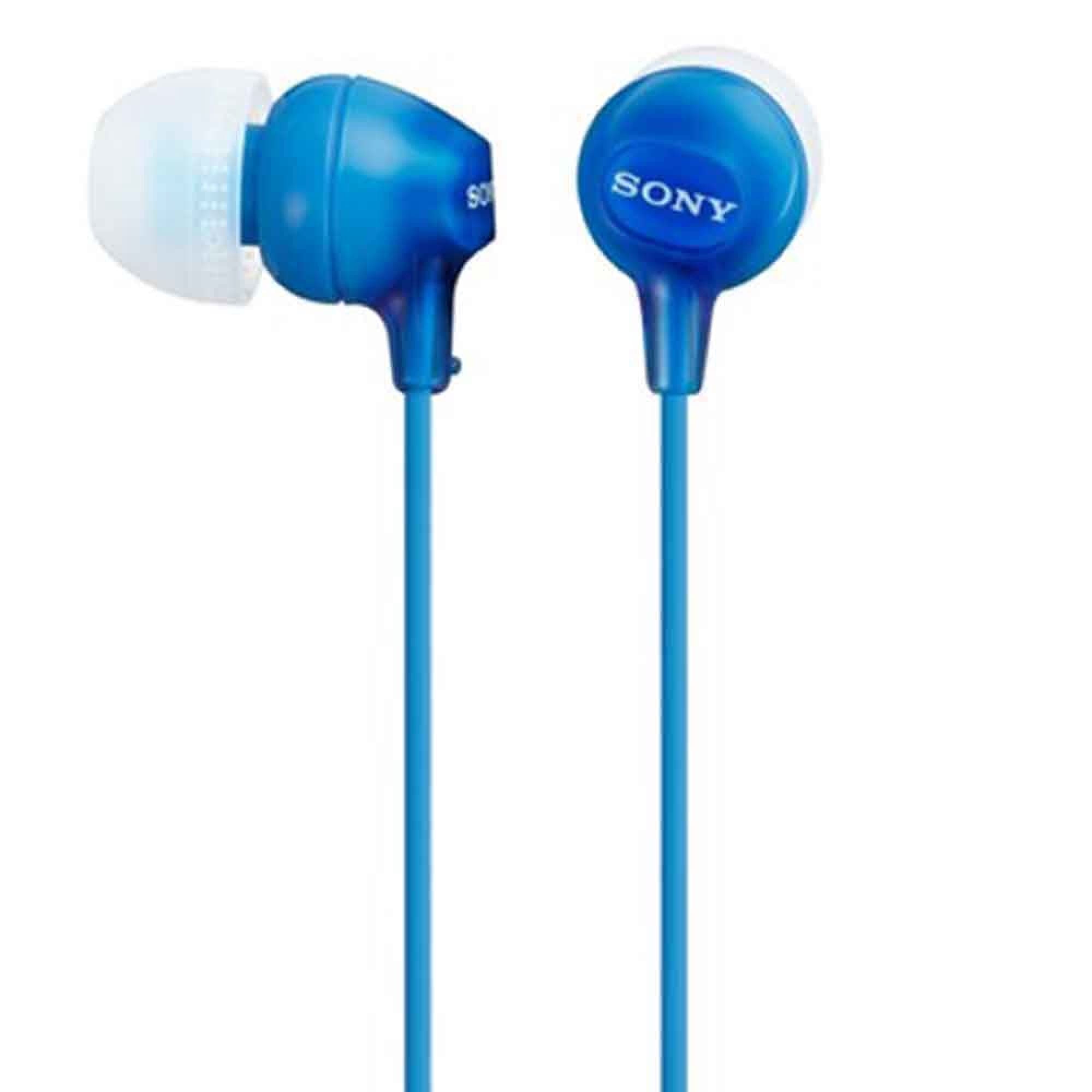 "Audifonos In Ear MDR-EX15 con Cable Azul"