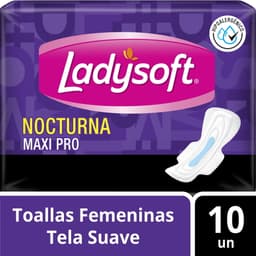 Toallas Higienicas Maxi Pro Nocturna, 10 Un