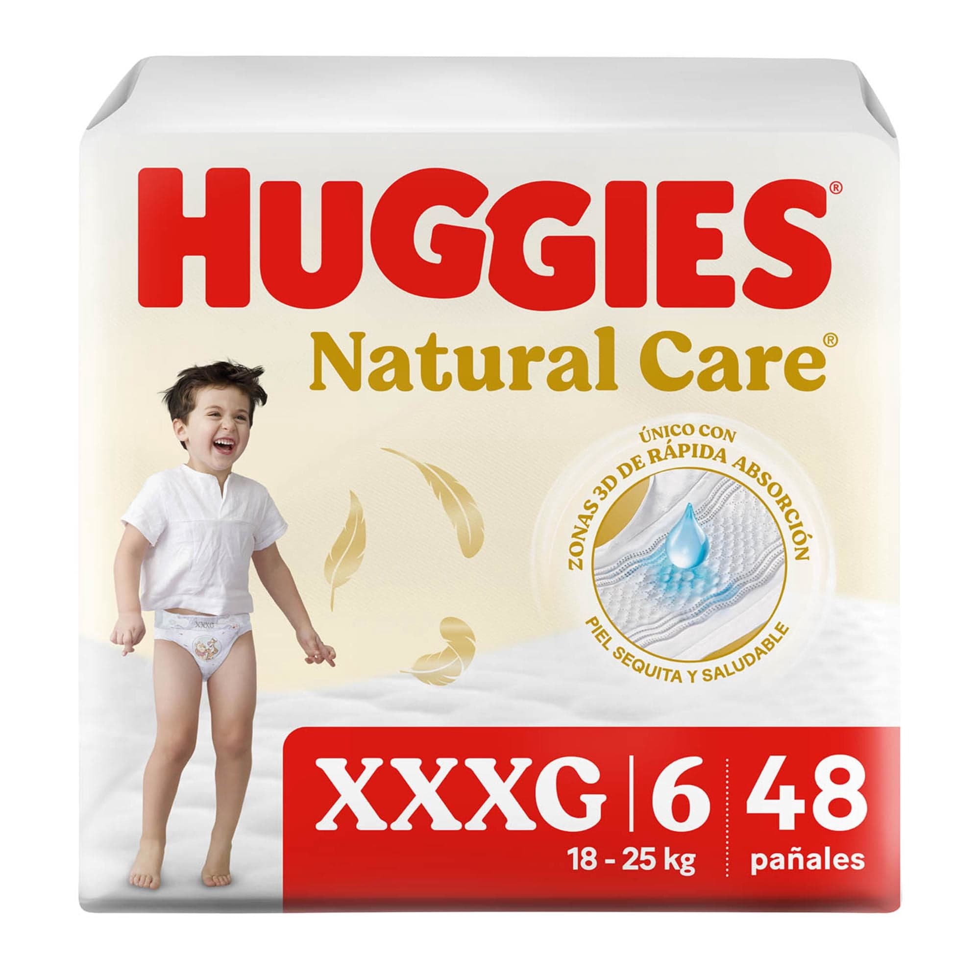 Panales Natural Care 6XXXG, 48 Un